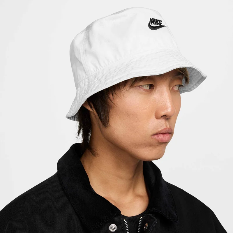 Nike White Apex Washed Bucket Hat  | Best Price UAE